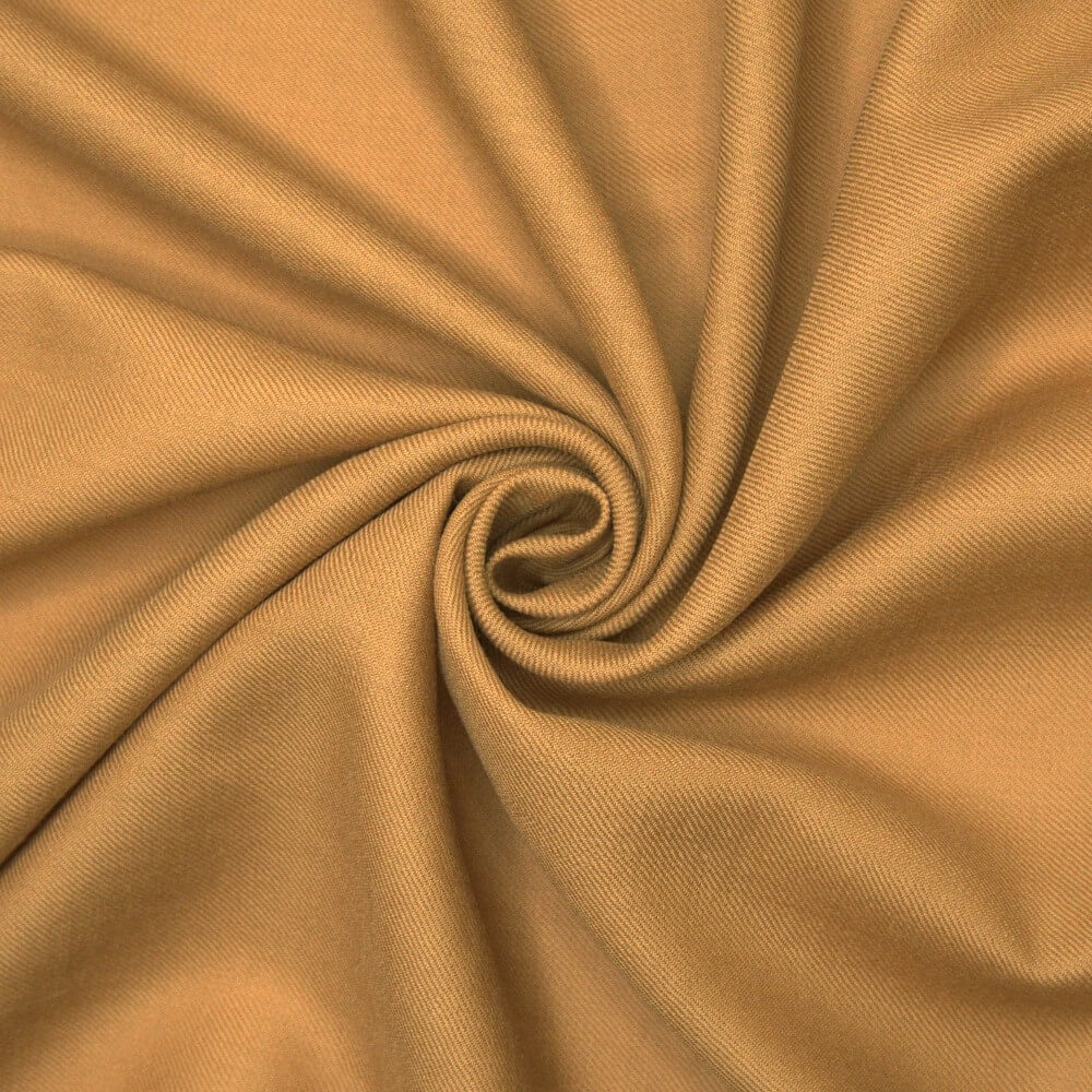 Lightweight Italian Wool Gabardine Butterscotch Sample Gala Fabrics